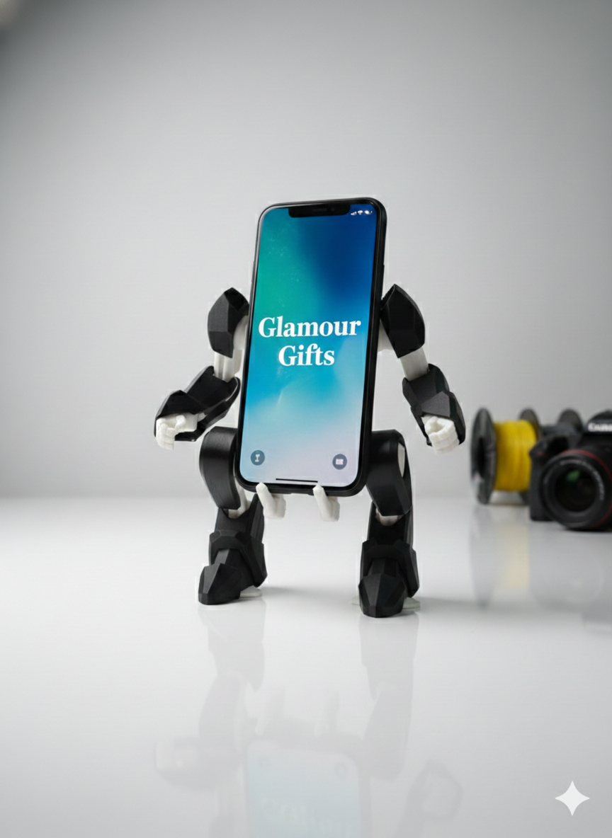 Robot phone stand